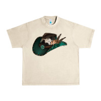 Sandshell cowhide flowers cowboy hat Urban Heavy Tee - Jasminsmagicworld