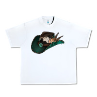 White cowhide flowers cowboy hat Urban Heavy Tee - Jasminsmagicworld