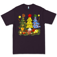 Plum christmas with softball trees bbs Premium Tee - BundleAndBundleShop
