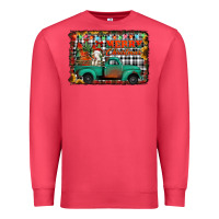 Cardinal merry christmas farm truck Premium Sweatshirt - Jasminsmagicworld