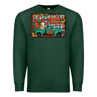 Sports Green merry christmas farm truck Premium Sweatshirt - Jasminsmagicworld