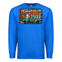 True Royal merry christmas farm truck Premium Sweatshirt - Jasminsmagicworld