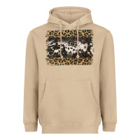 Mushroom leopard cowhide pattern background Heavyweight Hoodie - Jasminsmagicworld