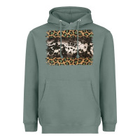 Sage leopard cowhide pattern background Heavyweight Hoodie - Jasminsmagicworld