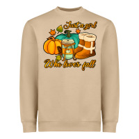 Just A Girl Who Loves Fall Heavyweight Sweatshirt | Teevron