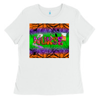 White halloween nurse tumbler Ladies Tee - BundleAndBundleShop