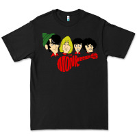 Black the monkees Premium Tee - linhVisuals