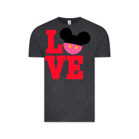 Vintage Black Minnie Mouse Vintage Tee - CowhideDigitalArt