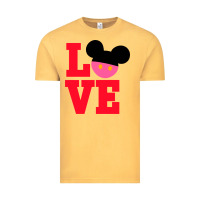 Vintage Mustard Minnie Mouse Vintage Tee - CowhideDigitalArt