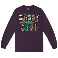 Plum sassy little soul Long Sleeve Tee - CowhideDigitalArt