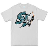 Dove Grey the-san-jose-barracuda-pen Premium Tee - linhVisuals