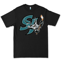 Black the-san-jose-barracuda-pen Premium Tee - linhVisuals