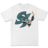 White the-san-jose-barracuda-pen Premium Tee - linhVisuals