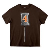Chocolate Brown marker 4 chain fa element Heavy Core Tee - FaDigitalArtStudio