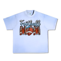 Grape Ice Football Mom Urban Heavy Tee - CowhideDigitalArt