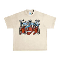 Sandshell Football Mom Urban Heavy Tee - CowhideDigitalArt
