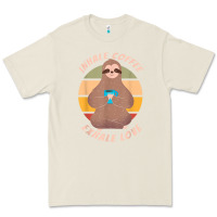 Bone inhale coffee exhale love sloth namaste yoga lover Premium Tee - linhVisuals