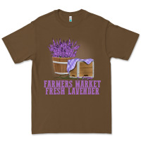 Cacao Farmers Market Fresh Lavender Premium Tee - linhVisuals