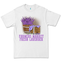 White Farmers Market Fresh Lavender Premium Tee - linhVisuals