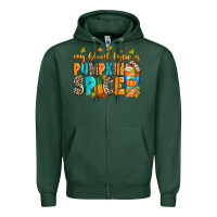 Sports Green My blood type is pumpkin spice Zipper Hoodie - RanaPortraitStore