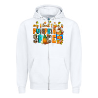 White My blood type is pumpkin spice Zipper Hoodie - RanaPortraitStore