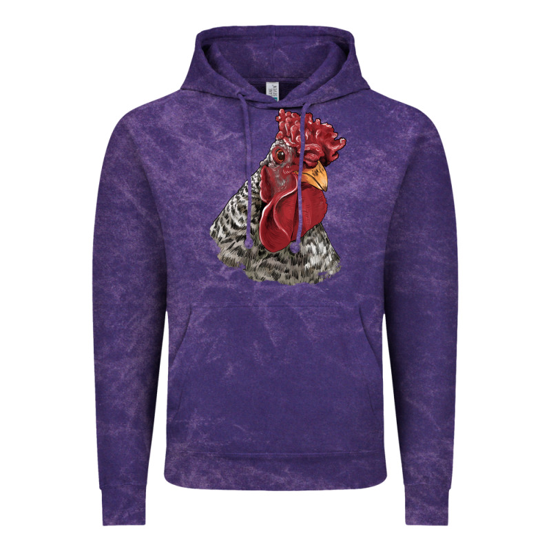 Dominique Rooster Head Vintage Hoodie by LillyAllenDesigns | Teevron