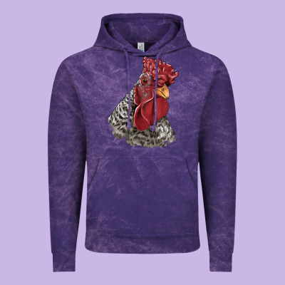 Dominique Rooster Head Vintage Hoodie Designed By Lillyallendesigns