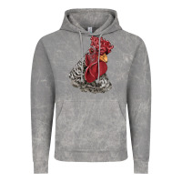 Cloud Rock dominique rooster head Vintage Hoodie - LillyAllenDesigns