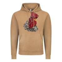 Vintage Camel dominique rooster head Vintage Hoodie - LillyAllenDesigns