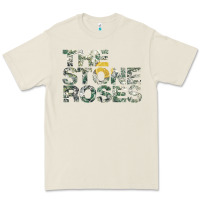 Bone THE STONE ROSES GREEN Premium Tee - linhVisuals