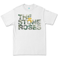 White THE STONE ROSES GREEN Premium Tee - linhVisuals