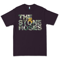 Plum THE STONE ROSES GREEN Premium Tee - linhVisuals