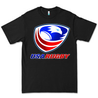 Black usa rugby Premium Tee - linhVisuals