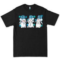 Black snowman winter bbs Premium Tee - BundleAndBundleShop