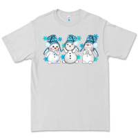 Dove Grey snowman winter bbs Premium Tee - BundleAndBundleShop