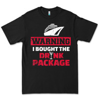 Black cruise drinking package t shirt Premium Tee - linhVisuals