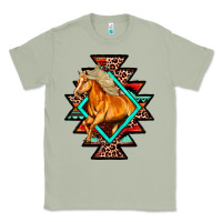 Matcha Aztec Symbol White Horse Classic Tee - FaDigitalArtStudio