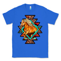 True Royal Aztec Symbol White Horse Classic Tee - FaDigitalArtStudio