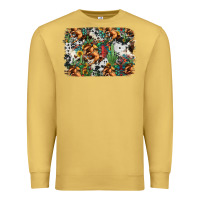 Antique Gold western rodeo background Premium Sweatshirt - Jasminsmagicworld