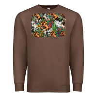 Chestnut western rodeo background Premium Sweatshirt - Jasminsmagicworld