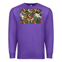 Purple western rodeo background Premium Sweatshirt - Jasminsmagicworld