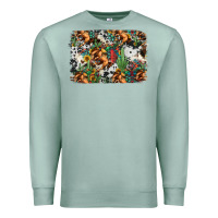 Seafoam western rodeo background Premium Sweatshirt - Jasminsmagicworld