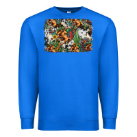 True Royal western rodeo background Premium Sweatshirt - Jasminsmagicworld
