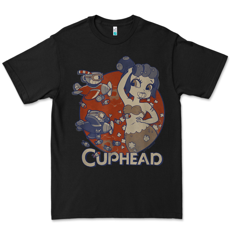 Cuphead Cala Maria Airplane Attack T Shirt Premium Tee by linhVisuals | Teevron