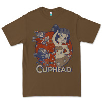 Cacao cuphead cala maria airplane attack t shirt Premium Tee - linhVisuals