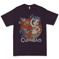 Plum cuphead cala maria airplane attack t shirt Premium Tee - linhVisuals