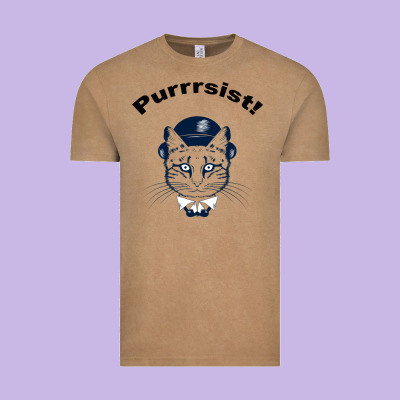 Purrrsist Vintage Tee Designed By Bettercallsaul