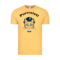 Vintage Mustard Purrrsist Vintage Tee - Bettercallsaul