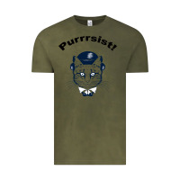 Vintage Olive Purrrsist Vintage Tee - Bettercallsaul