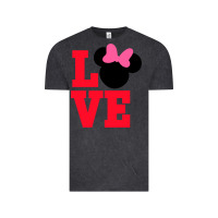 Vintage Black Minnie Mouse Vintage Tee - CowhideDigitalArt